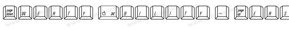 Qwerty Ability - Personal Use字体转换